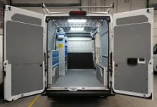 01_ Aménagement pour Fiat Ducato pour chauffagiste plombier avec beaucoup d’espace libre