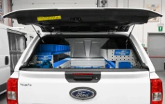 01_Aménagement spécial Syncro pour électricien sur Ford Ranger L1 H1 avec hard top