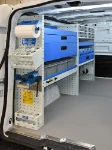 02_Porte-étau coulissant et accessoires divers pour fourgon sur Talento