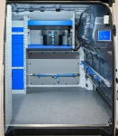 03_Paroi de droite de Vito avec tiroirs et conteneurs transparents amovibles 