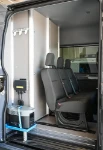 04_Châssis avec Ecoflow avec chargeur de batterie sur Sprinter pour moto de trial