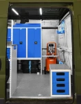 06_Bloc-tiroirs latéral et accessoires d’arrimage sur Ducato pour armée italienne