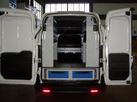 Rivestimento interno completo del Dacia Dokker con pianale e pannellature