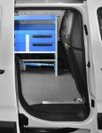 Scaffalatura appesa su paratia Opel Movano
