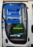 Aménagement Fiorino avec compresseur