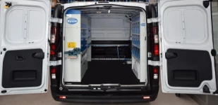 Aménagement fourgon pour assistance machines d’emballage