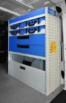 Rivestimento lato sinistro del Dokker con copriruota in alluminio mandorlato