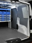 Rivestimento lato sinistro del Dokker con copriruota in alluminio mandorlato