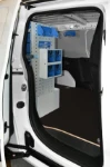 Berlingo Citroen con rivestimento interno in legno e lamiera