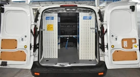 Rivestimento interno in legno e lamiera e portatutto per Jumpy