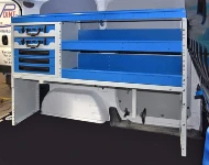 Armoire à étagères flanc gauche NV200