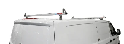 Barres de toit à profil Supersilent installées sur le Transporter