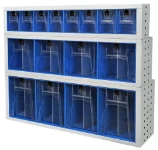 Blocs-tiroirs avec tiroirs transparents de 180 mm, 252 mm et 324 mm