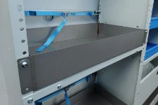 Cadre amovible inox pour transport liquides dans le fourgon