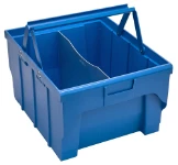 Conteneur en plastique CAS35 avec poignées ouvertes
