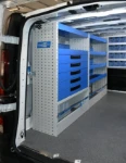 Côté gauche aménagement Nissan NV300 long bas