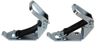 Crochets en acier et caoutchouc pour fourgons