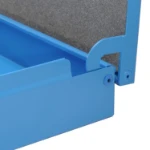 Détail charnière anti-basculement pour les valises pour fourgons Syncro