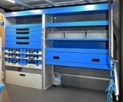 Détail paroi séparation cabine Sprinter