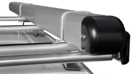 Détail  portillon de forme aérodynamique