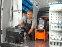 EcoFlow, Power Station portable sur fourgon aménagé par Syncro System