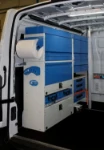 Équipement fourgon pour réparation machines usinage tôle
