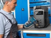 Exemple d’outil fonctionnant avec Power Station EcoFlow, compatible avec aménagement Syncro