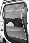 Fiat Doblò avec revêtement intérieur en bois et tôle