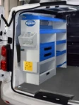 Flanc gauche aménagement Jumpy pour électricien