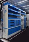 Flanc gauche atelier mobile sur Peugeot Boxer pour compresseurs