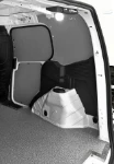 Rivestimento lato sinistro del Dokker con copriruota in alluminio mandorlato