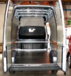 Rivestimento interno con pianale e pannellatura per Berlingo Citroen