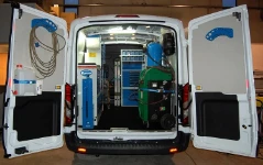 Fourgon aménagé par Syncro pour électronicien automobile