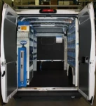 Fourgon aménagé pour installation solaire thermique