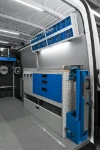 Banco con morsa, power station e illuminazione LED per Mercedes Sprinter