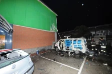 Fourgon explosé