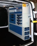 Fourgon pour électriciens aménagé par Syncro System