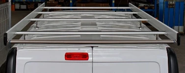 Galerie de toit en aluminium et acier pour électricien