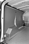 Habillage côté gauche avec cache-passage de roue et plancher pour le Talento