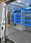 Intérieur du caisson aménagé du TGE MAN