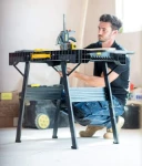 La table de travail pour fourgons ouverte