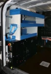Le groupe électrogène connecté au moteur du Doblò