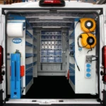 L’espace de chargement bien aménagé du Ducato pour chaudières et poêles à pellets