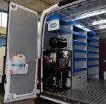 Machine combinée groupe électrogène compresseur sur Iveco Daily