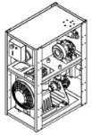 Machine modulaire groupe électrogène pour courant électrique et air comprimé