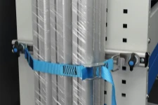 Matériel arrimé avec sangle