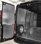 Pannellatura lato sinistro in lamiera, pianale e copriparatia per Berlingo