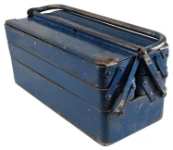 Parfaite conservation de la caisse à outils Francom années '70