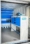 Paroi séparation cabine de Movano L2 H1 avec établi et étau (2)