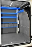Photo cloison séparation cabine du NV400 aménagé